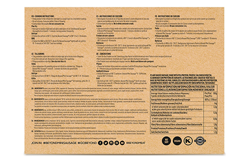 BEYOND MINI SAUSAGE (4X1KG)